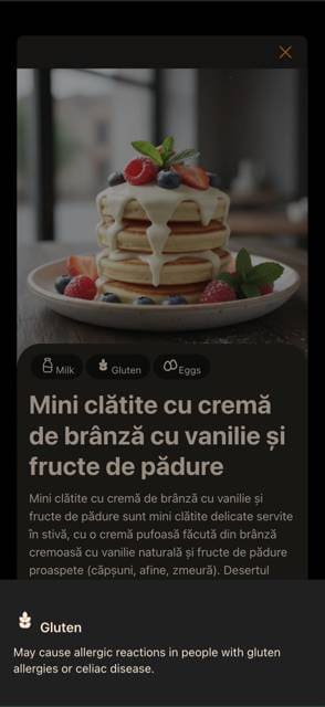 Saas QR menu template preview 8