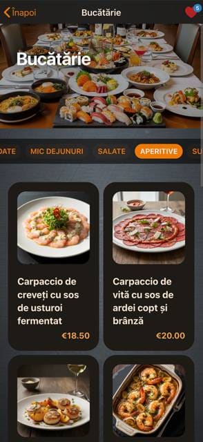 Saas QR menu template preview 7