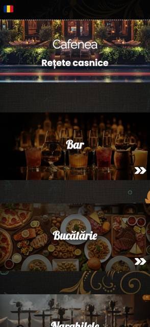 Saas QR menu template preview 10