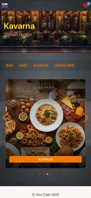 Saas QR menu template preview 6