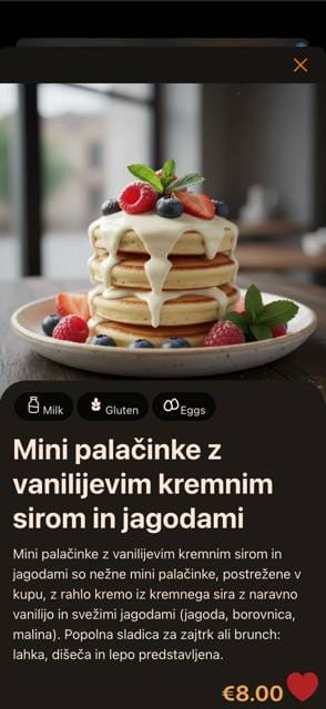 Saas QR menu template preview 8