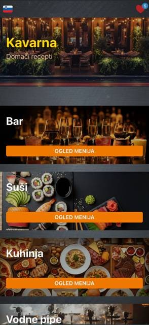 Saas QR menu template preview 5